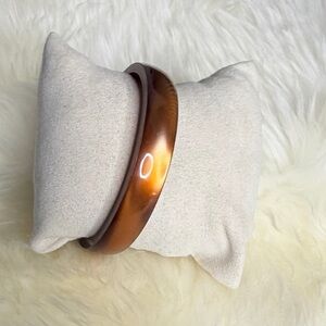 Brown Tigers Eye Bangle Bracelet